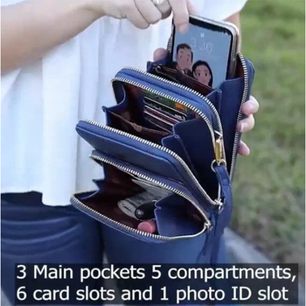 Crossbody Bag Women Tri-fold Pockets Phone Bags Crossbody Bag Women Tri-fold Pockets Phone Bags